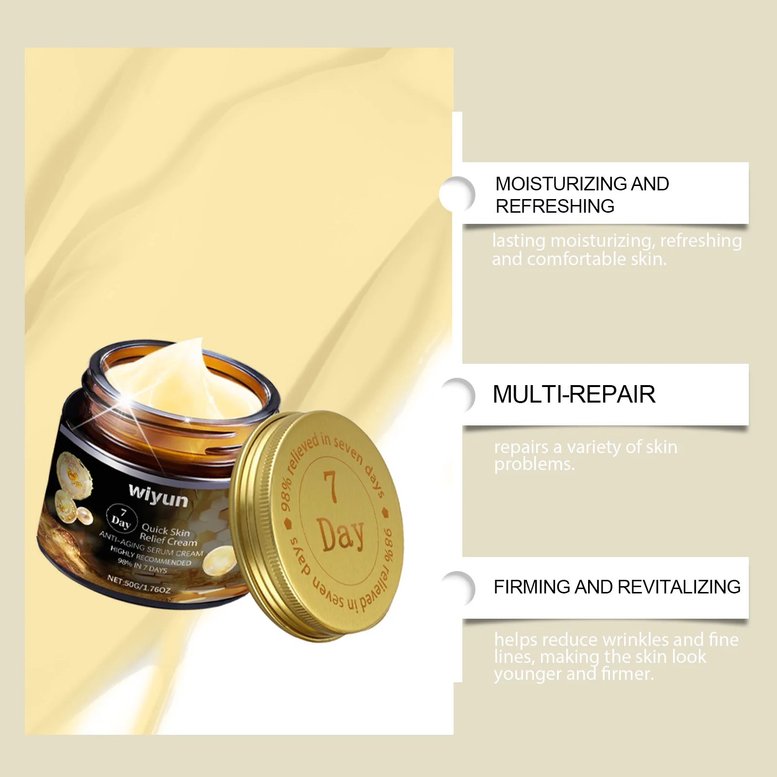 WIYUN Bee Venom Face Cream – Anti-Aging, Firming & Wrinkle Repair Anti-Aging Face Cream Oasis Select