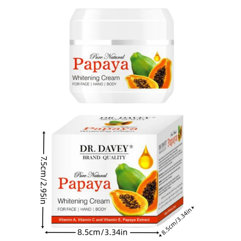 DR.DAVEY Papaya Moisturizing Face Cream – Daily Hydration