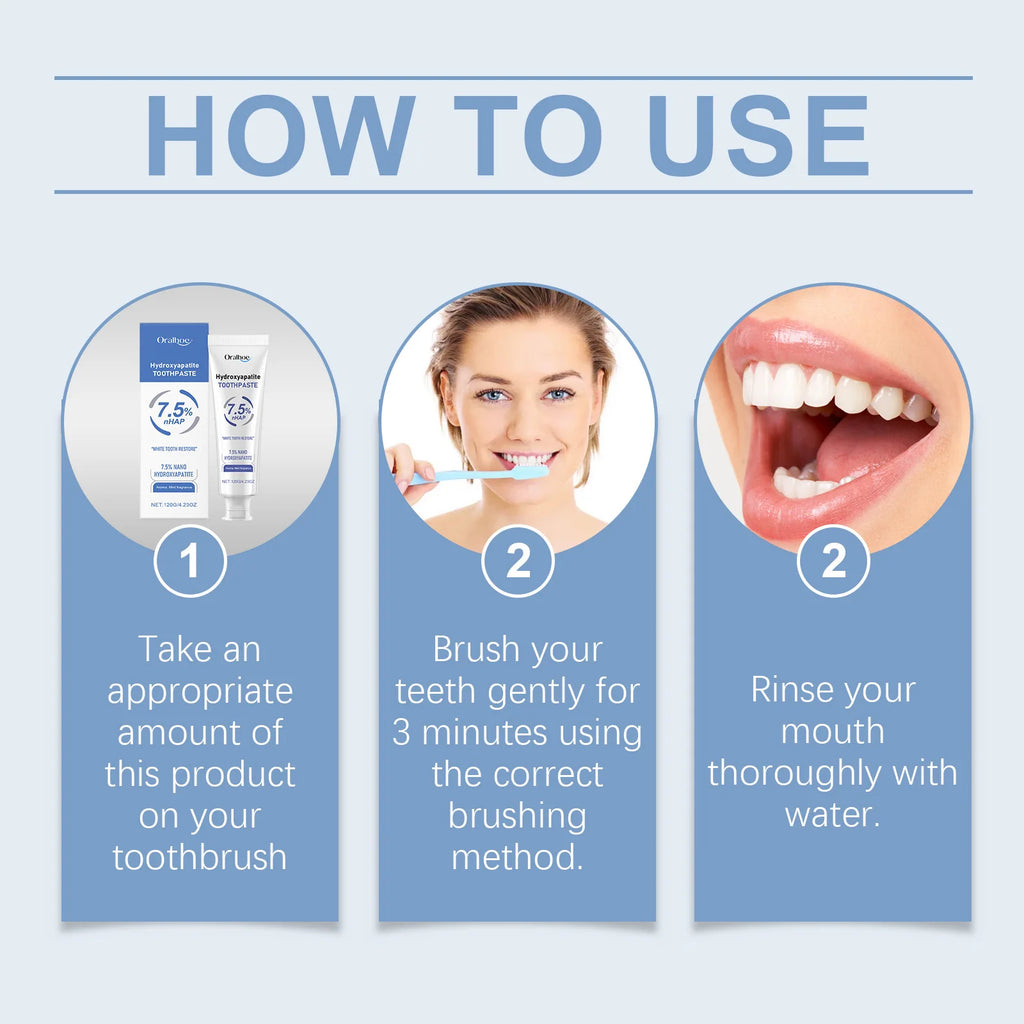 Oralhoe Hydroxyapatite Whitening Toothpaste – Stain Removal Whitening Toothpaste Oasis Select