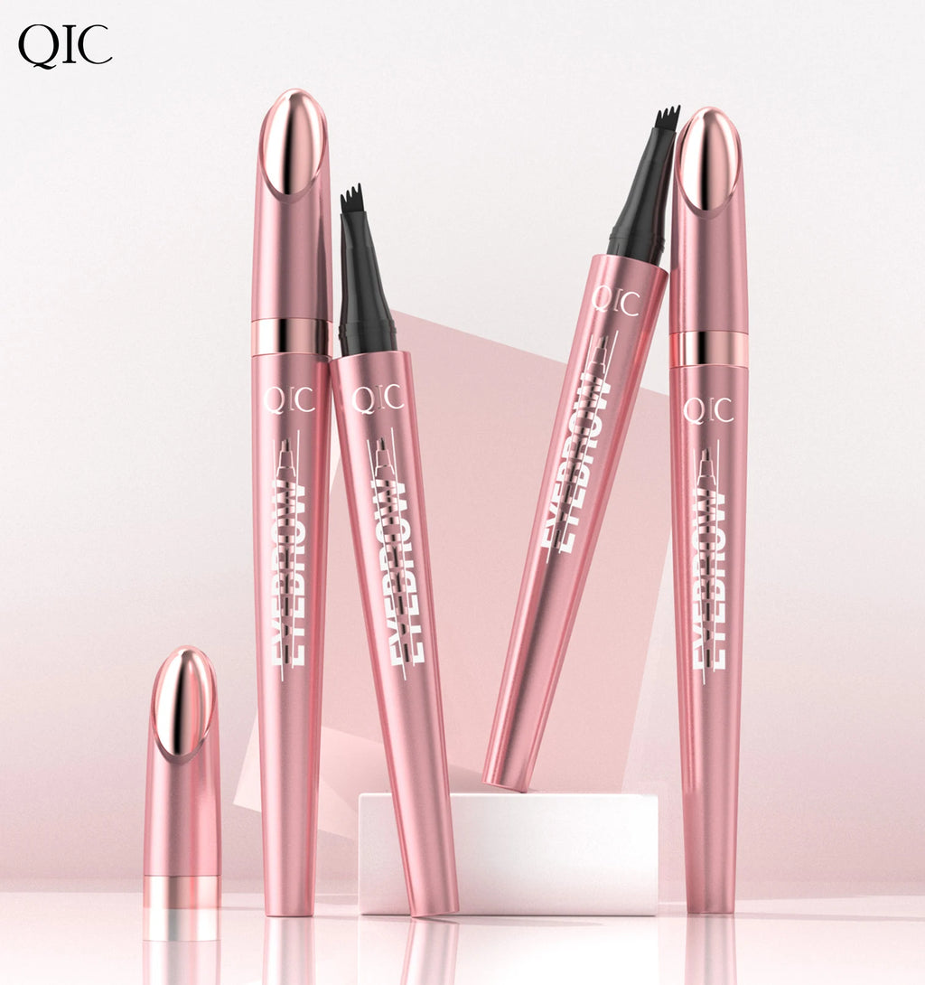 QIC 4-Claw Liquid Eyebrow Pen – 3D Microblading Brow Makeup