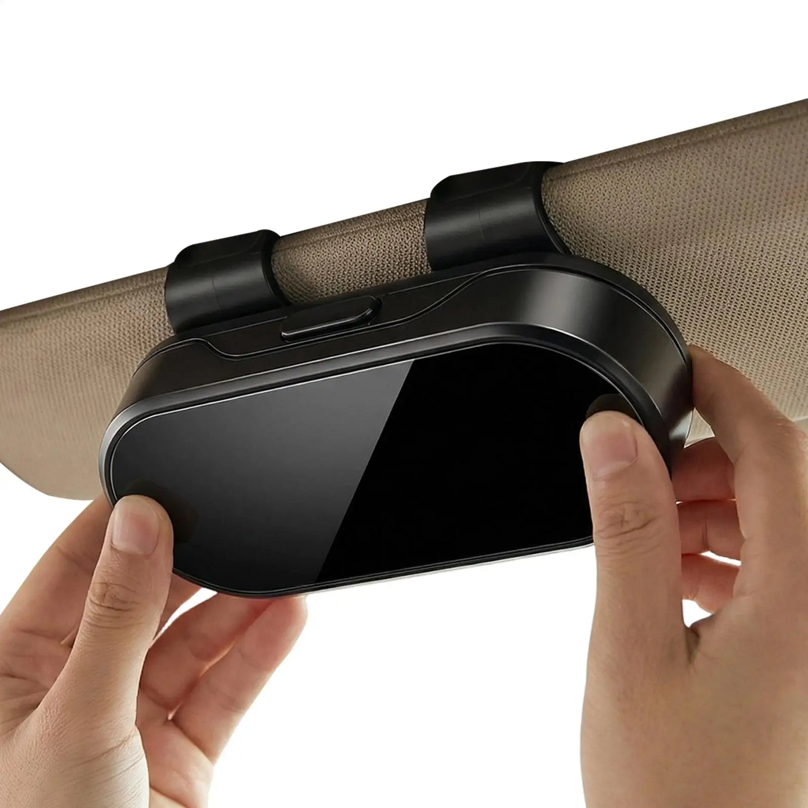 Car Glasses Box Portable Car Sunglasses Holder In The Car Driving Glasses Holder Eyeglass Case Sun Visor Car Lenses Holder Oasis Select