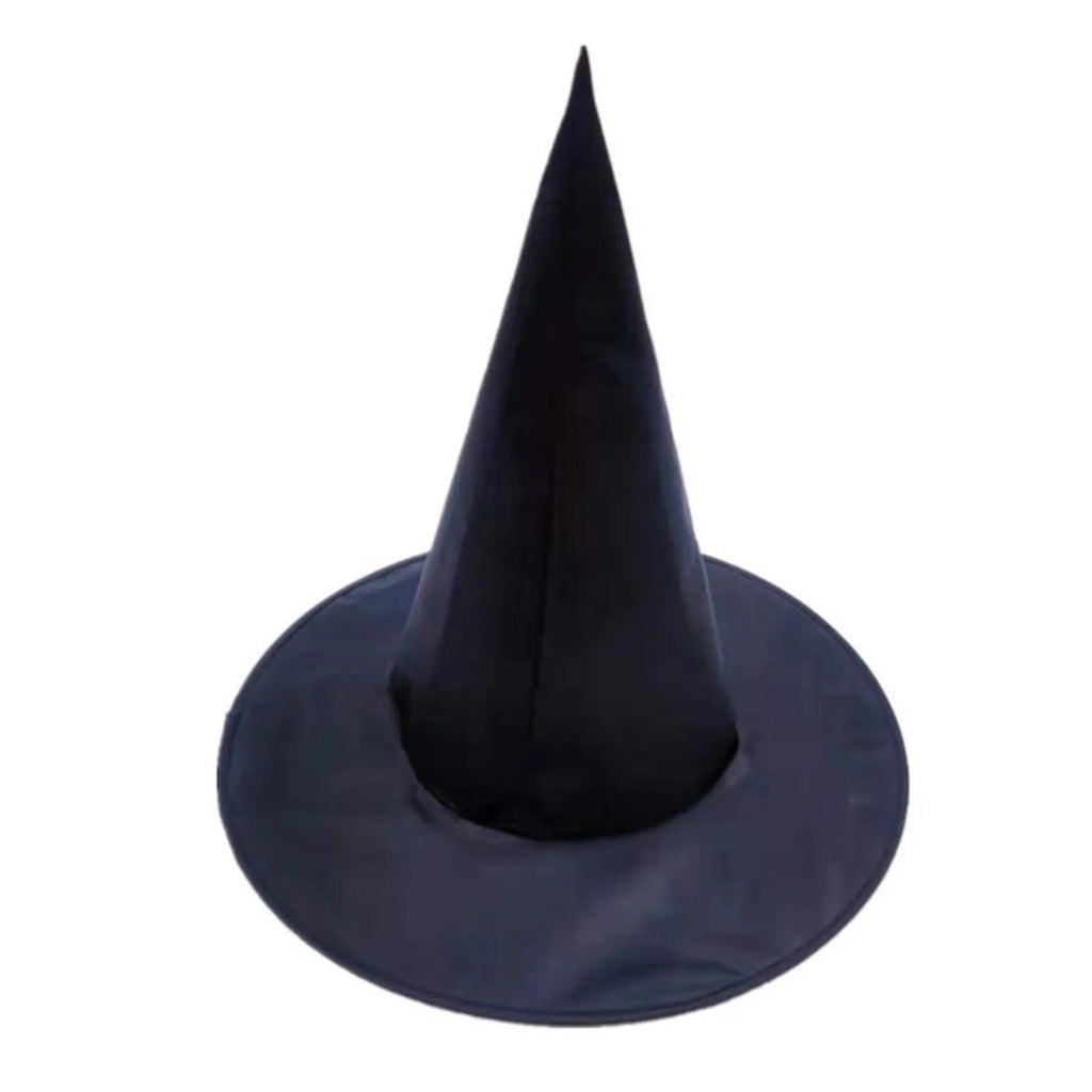 Halloween Witch Hat – Black Wizard Cap for Kids & Adults Halloween Costume Hat Oasis Select E One Size