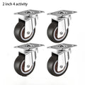 Caster Wheels 2 Inch, Heavy Duty Furniture Casters Set of 4,Rubber Castors No Noise,Designed for Desk,TV Stand,Coffee Table Oasis Select 2 inch activity