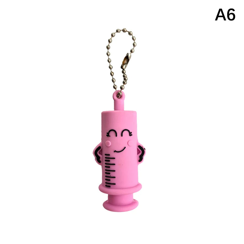 Syringe-Shaped Ampoule Bottle Opener Keychain for Nurses And Doctors Medication Vial Breaker Tool Oasis Select A6