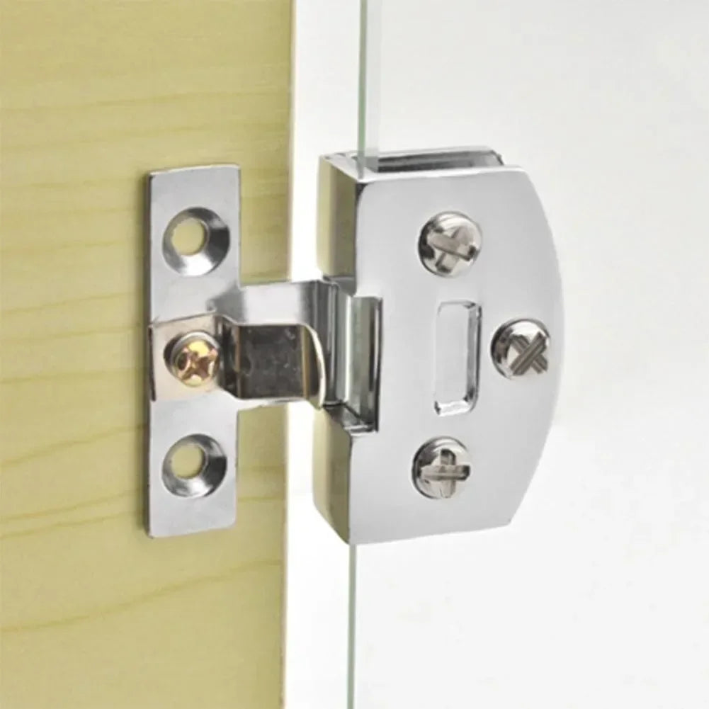 Convenient Practical Glass Hinge Glass Hardware Parts Replacement Display cabine High quality Household Silver Oasis Select K845 Light China Mainland