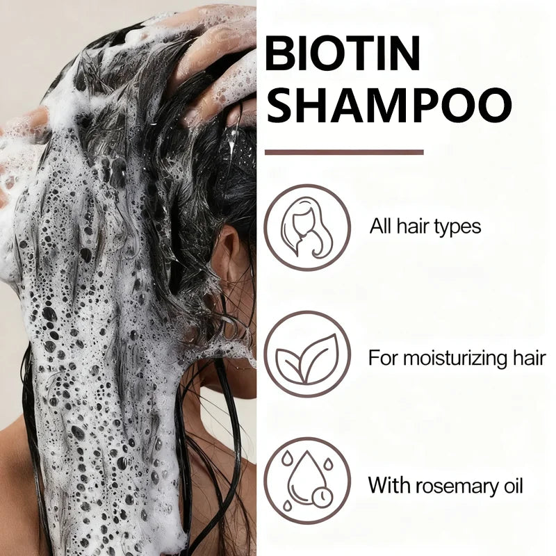 Biotin Keratin Shampoo – Jojoba & Coconut Oil, All Hair Types Biotin Keratin Shampoo Oasis Select