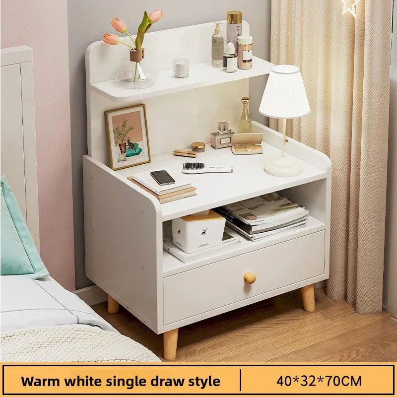 Multi-functional Household Goods Bedside Table Wide Small Chest Cabinet Multi-layer Locker With Drawers Small Cabinet Oasis Select Single draw E