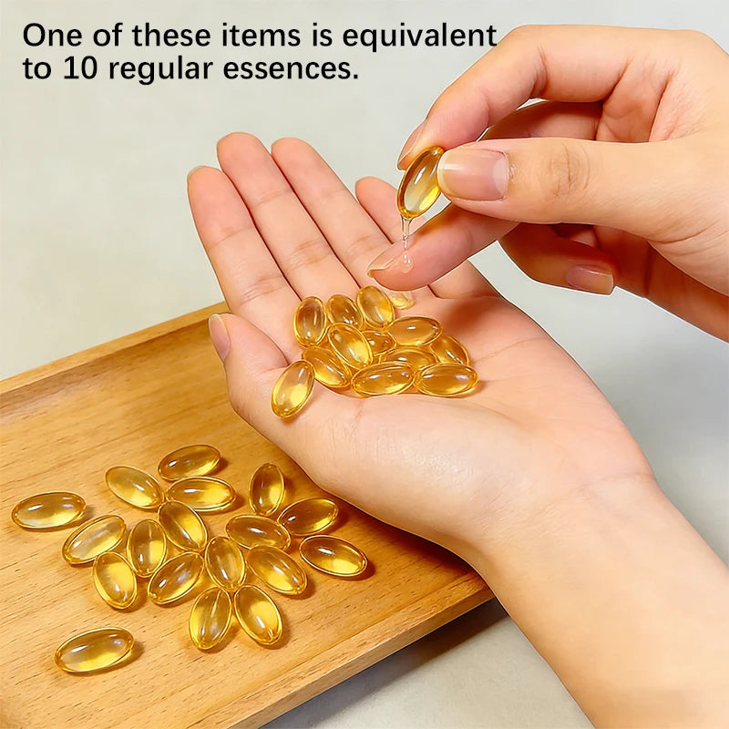 Retinol & Collagen Face Serum Capsules – 90ct Moisturizing Face Serum Capsules Oasis Select