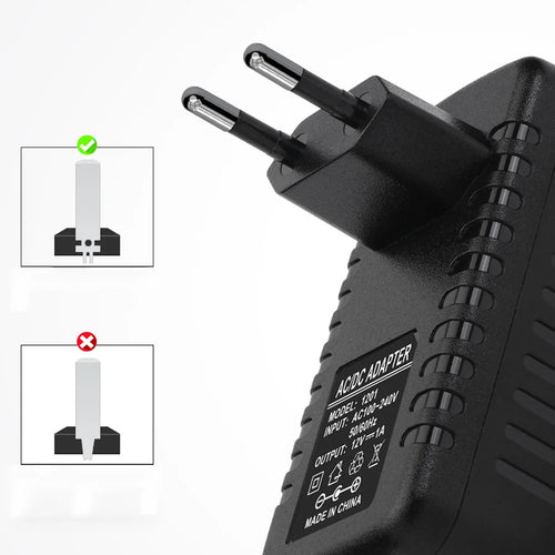 12V DC Power Supply Adapter 1A/2A/3A – LED Strips & Routers DC Power Adapter Oasis Select