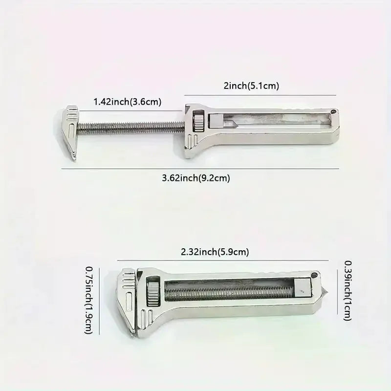 New Mini Wrench Pocket Portable Multitool Tools For Outdoor Camping Compact Titanium Alloy Bottle Opener Outdoor Small Tools Oasis Select