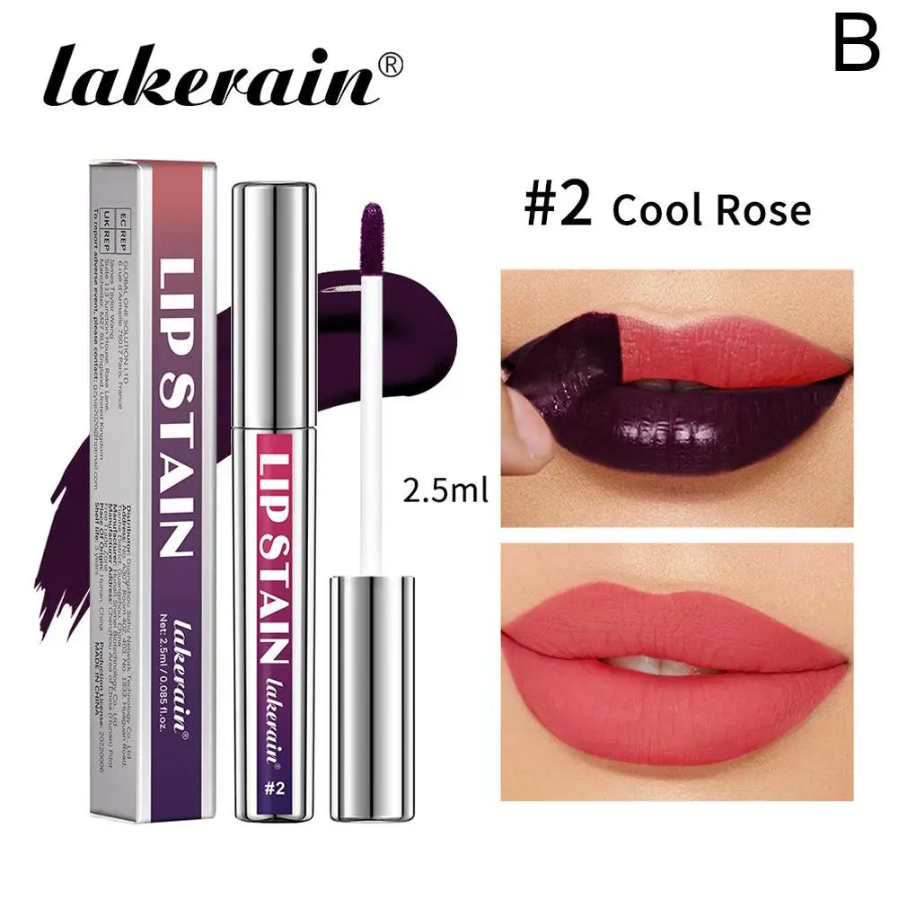 Peel Off Lip Liner Stain – Waterproof Matte & Gloss Long Lasting Peel Off Lip Stain Oasis Select 02 Cool Rose
