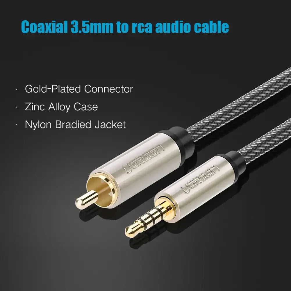 3.5mm RCA Digital Coaxial Audio AUX Cable | Fanmuran
