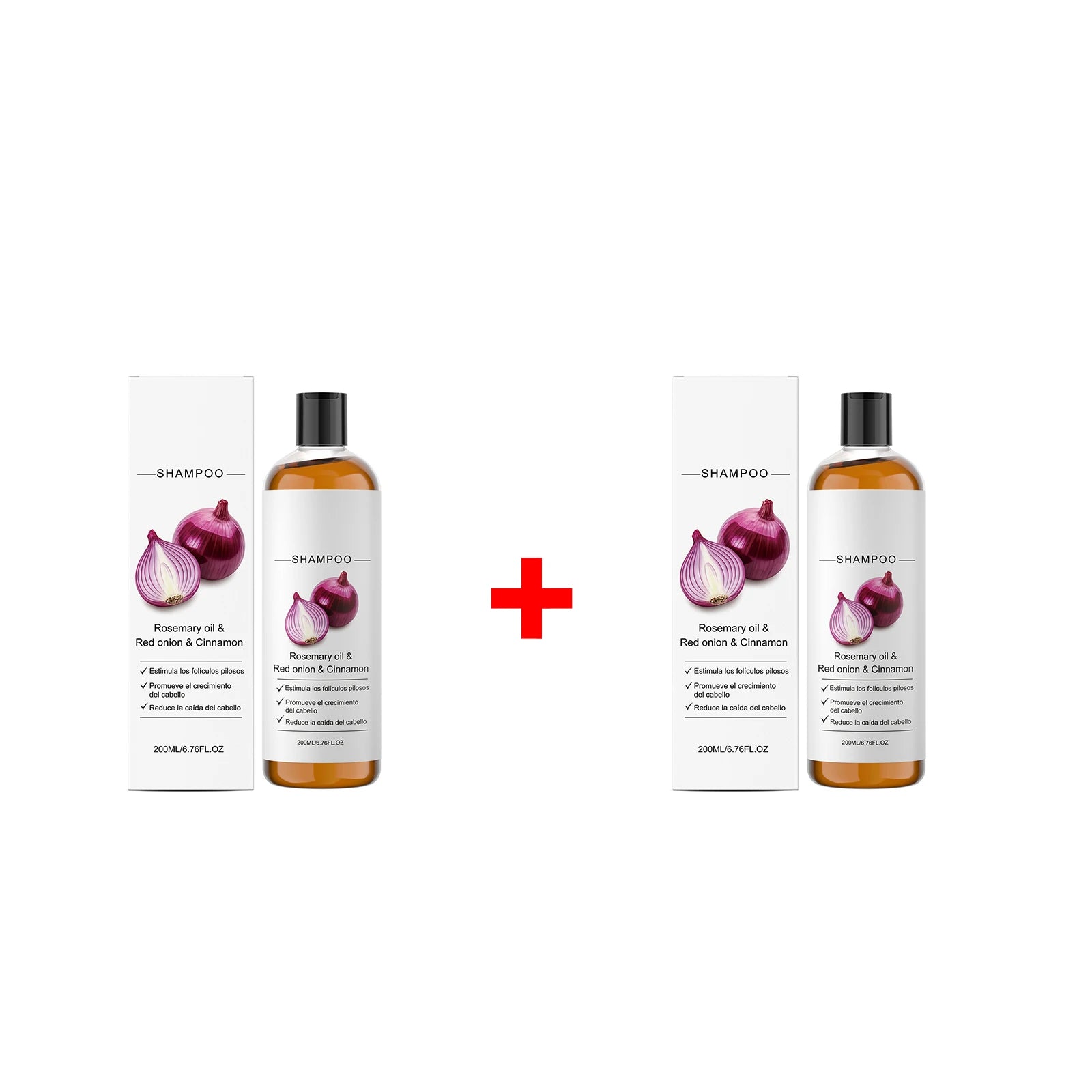 Rosemary & Red Onion Shampoo Oil-Control Volumizing Strengthen Hair Roots Reduce Breakage Nourishing Hair Volumizing Shampoo Oasis Select 2pcs