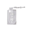 Acrylic Video Surveillance Camera Mount L Shape Adjustable-angle Security Camera Brackets Upside-Down Mount Drill-Free Fixer Oasis Select Transparent