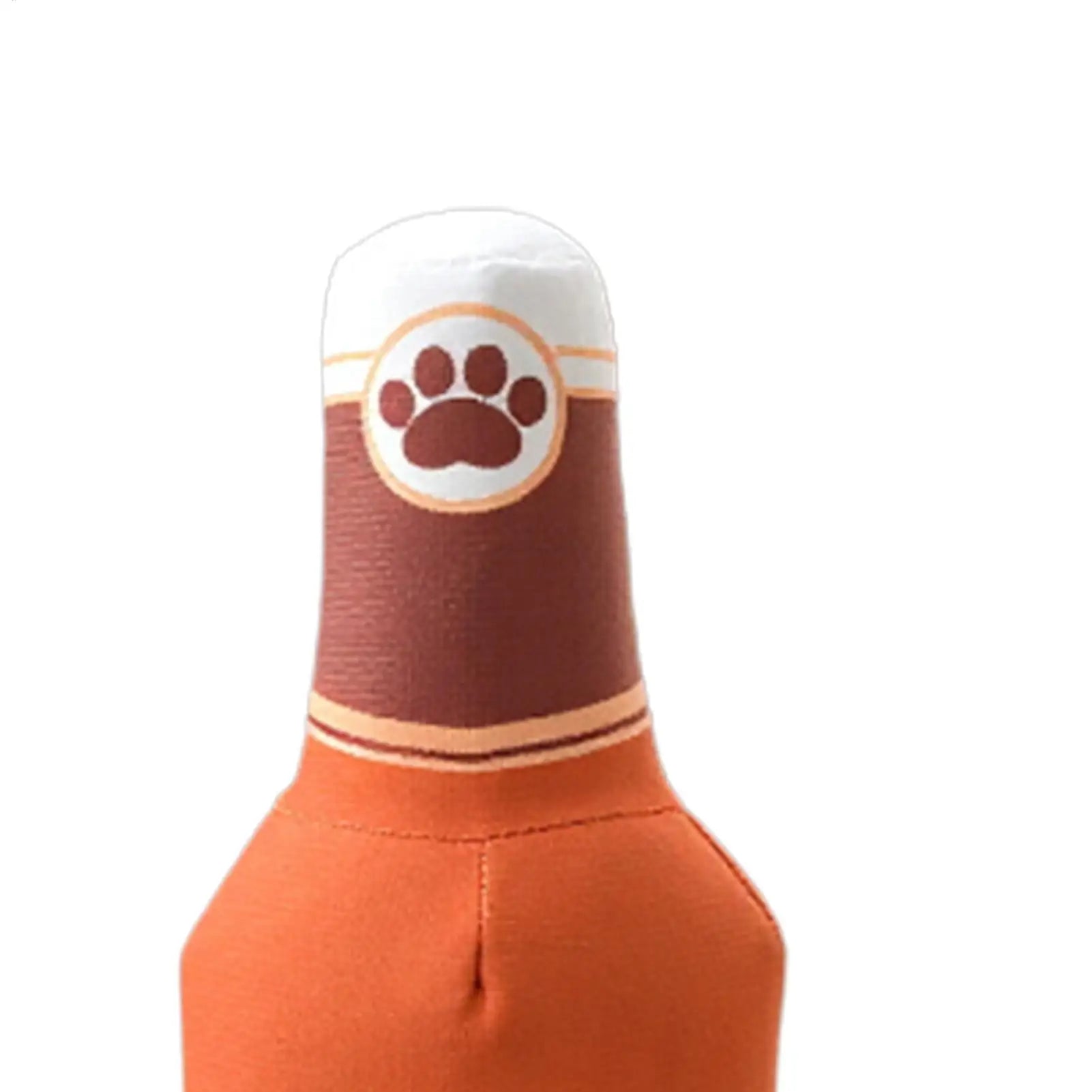 Beer Bottle Squeaky Plush Dog Toy – Small & Large Dogs