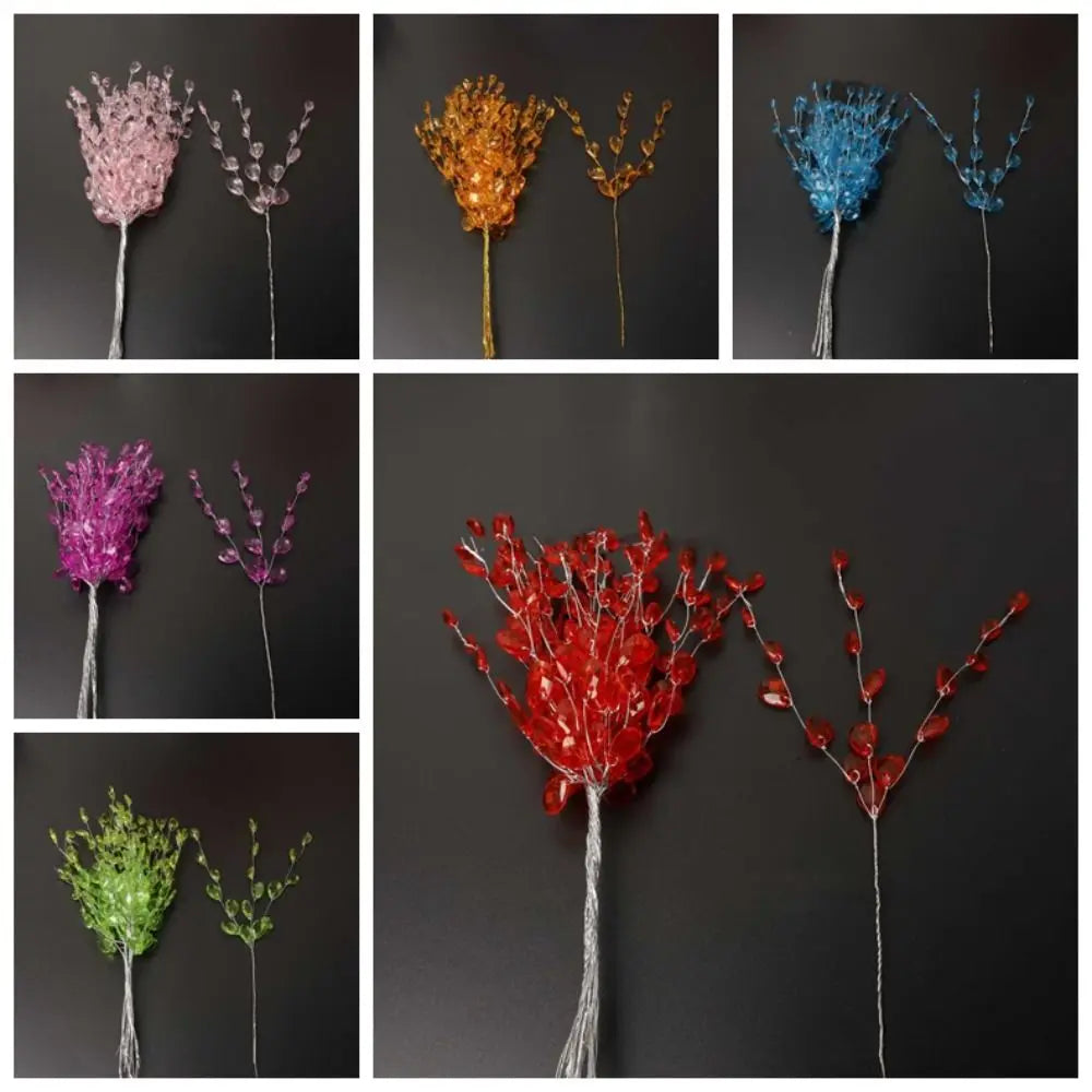 50pcs Acrylic Crystal Bud Branches | DIY Wedding & Home Décor Crystal Craft Branches Oasis Select