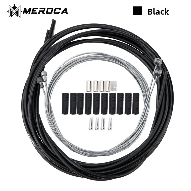Bicycle brake cable tube, cable core, mountain bike shifting cable tube set, color, V disc brake universal Oasis Select black