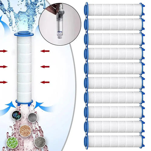 10Pcs Shower Head PP Cotton Shower Filter Replacement Purify Water Shower Water Cleaning Bathroom Accessories Oasis Select