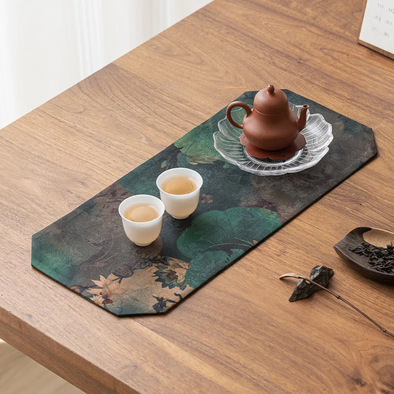 Silk Ruyi Tea Coaster, Teapot Mat, Kung Fu Tea Set Accessories, Anti-Collision Heat Insulation Mat, Teapot Holder, Tea Oasis Select