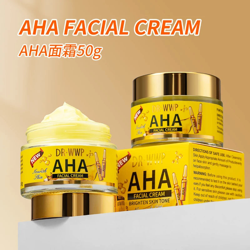 JEAN MISS AHA & Turmeric Face Cream – Firming Moisturizer