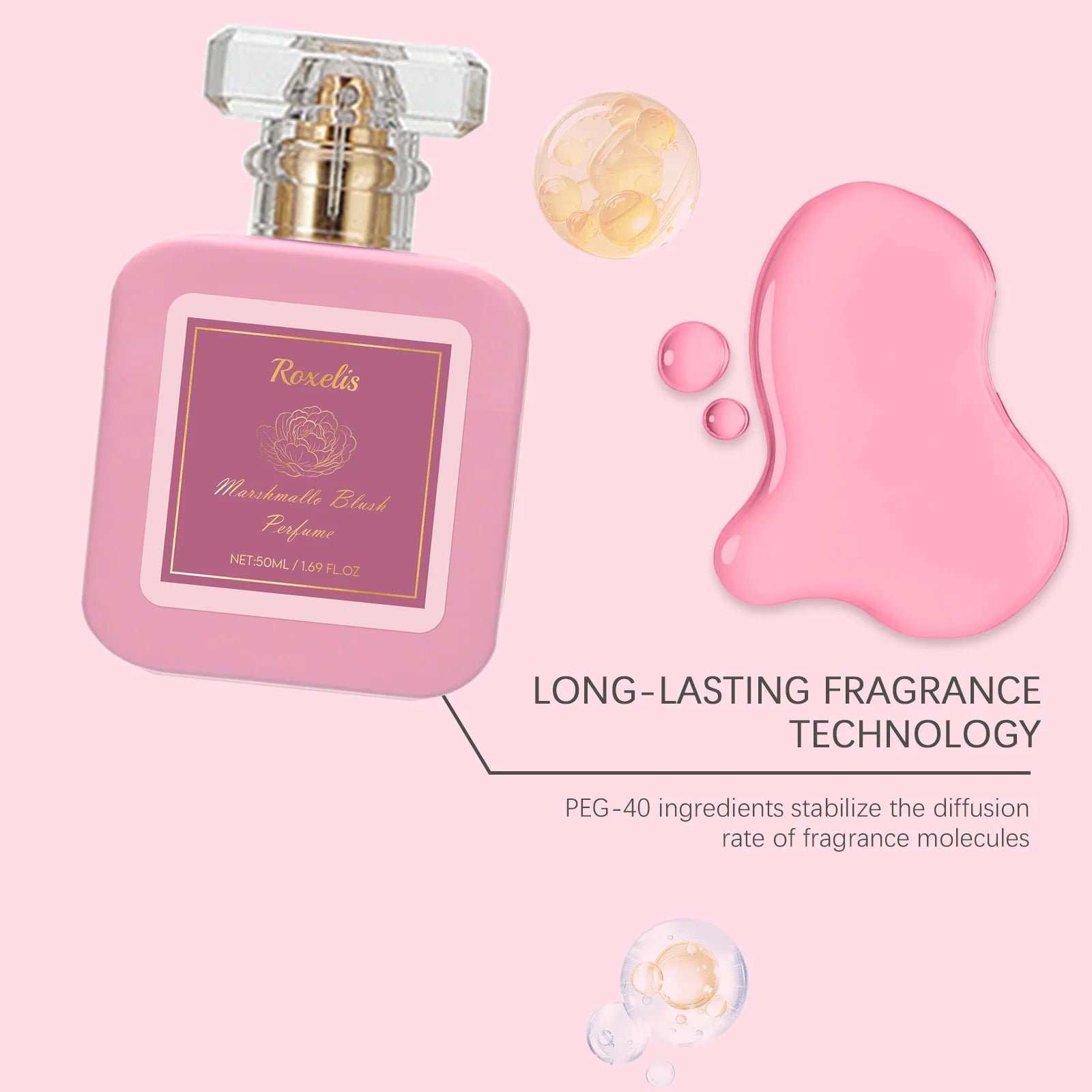 Strawberry Candy Perfume – Sweet Fruity Long-Lasting Scent 50ml Women's Perfume Spray Oasis Select