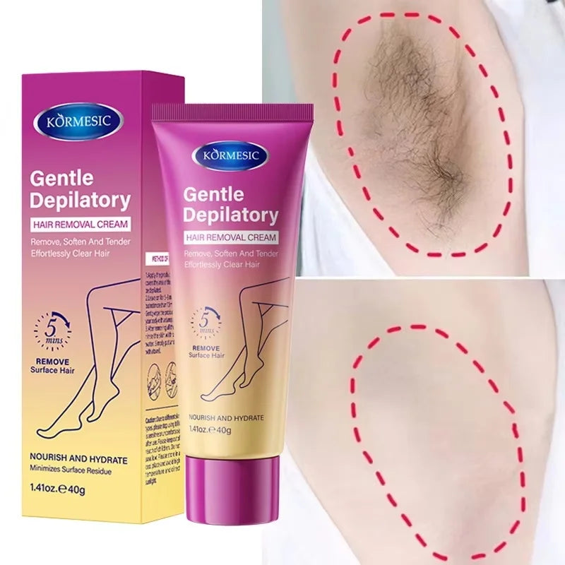 SADOER Hair Removal Cream & Growth Inhibitor – Body & Face Hair Removal Cream Oasis Select