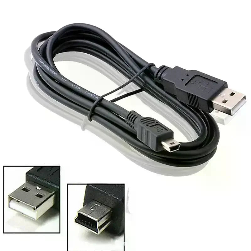 Trapezoidal Connector Data Cable To Usb 2.0 T-Type Connector Mini 5-Pin Mp3/Mp4 Data Cable Oasis Select
