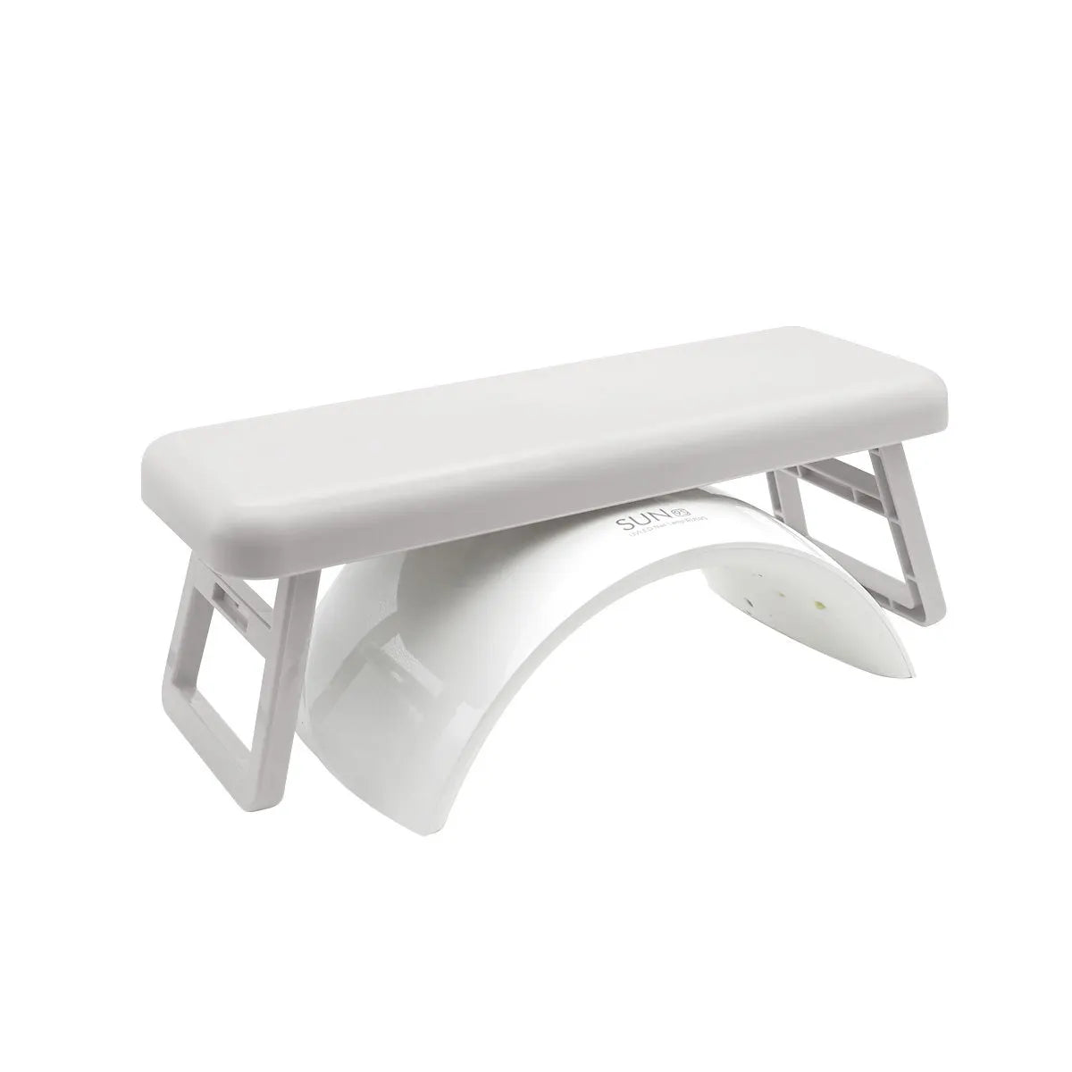 Foldable Manicure Arm Rest Stand Soft Sponge Cushion Pillow Holder Multifunctional Table Desk Support Mat Essential PracticeTool Oasis Select Gray