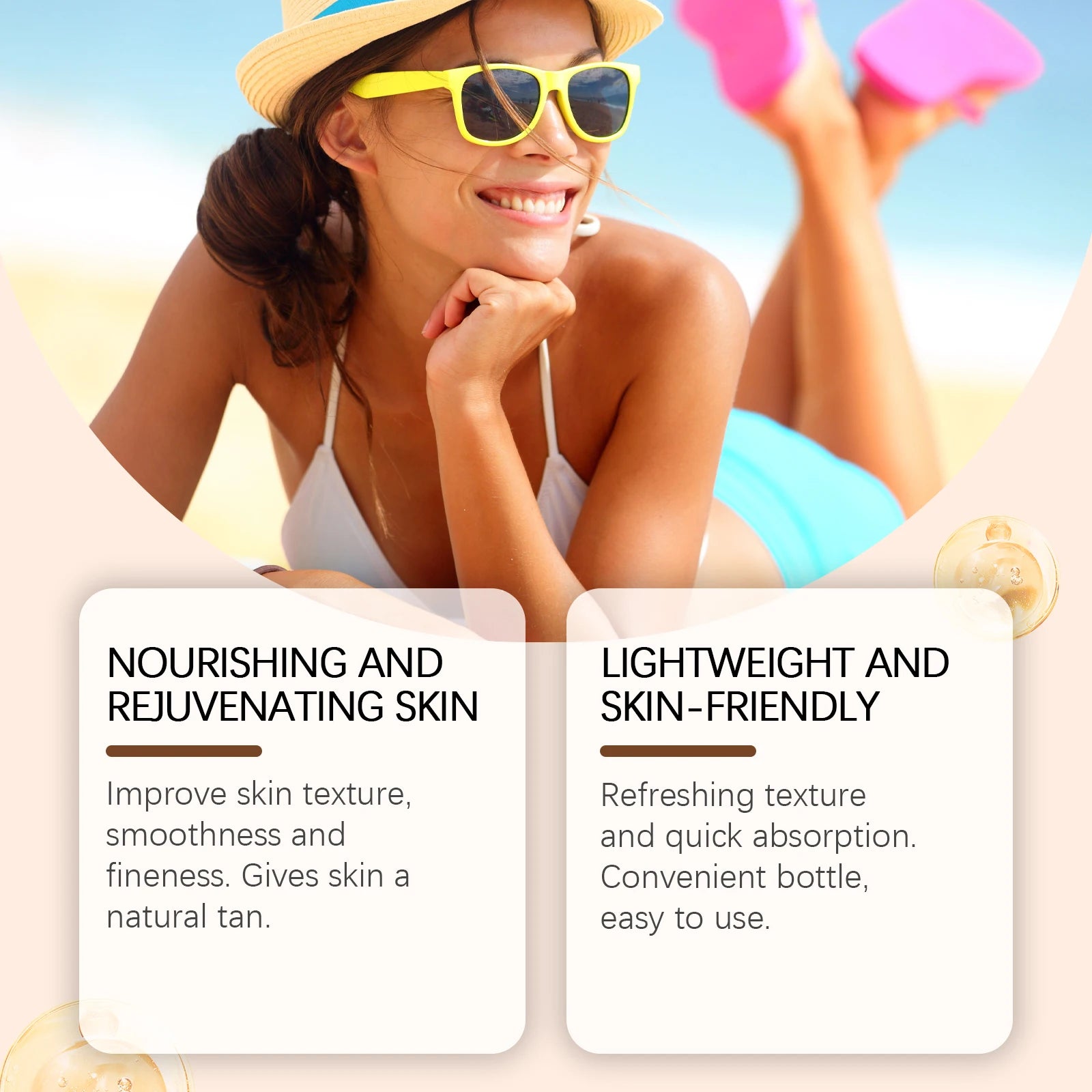 OceAura Coconut Tanning Oil – Deep Bronze Glow 100ml Self Tanning Oil Oasis Select