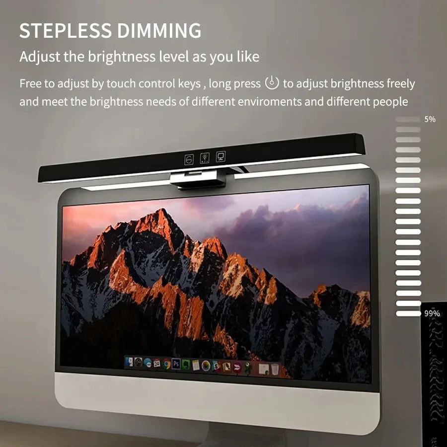 GGBEE USB LED Monitor Light Bar – Dimmable Desk Lamp 33/50CM Monitor Light Bar Oasis Select