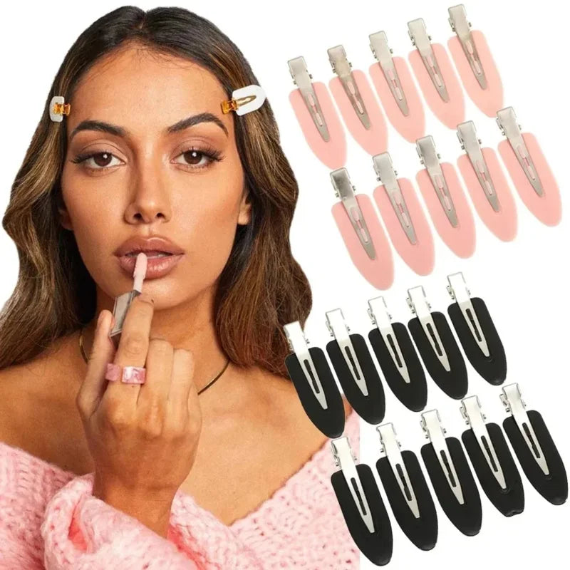 4pcs No Bend Seamless Hair Clips Side Bangs Fix Fringe Barrette Makeup Washing Face Accessories Women Girls Styling Hair Pins Oasis Select