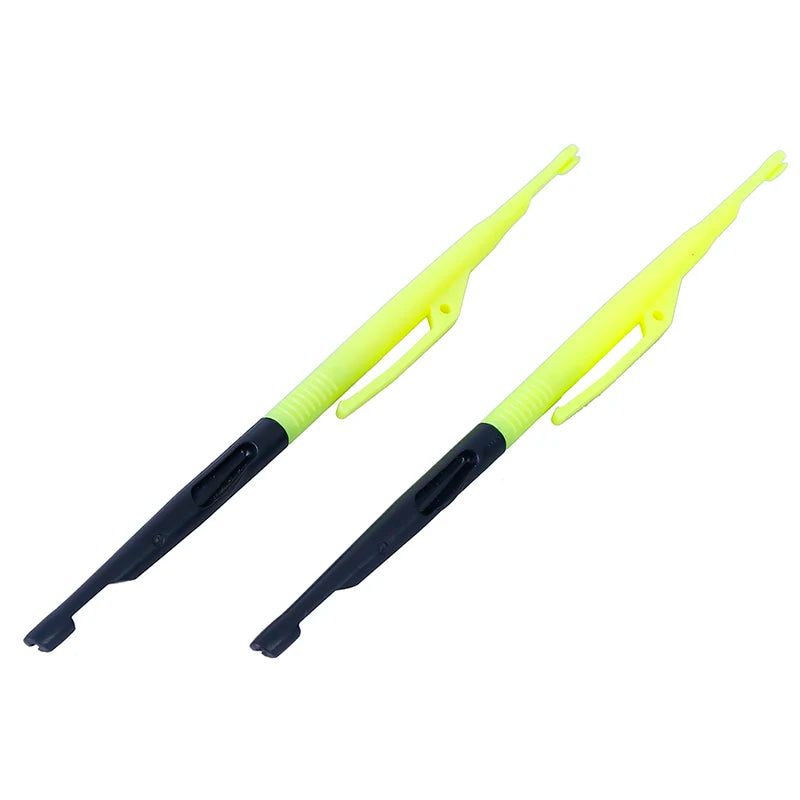 2Pcs Plastic Hook Remover Disgorger Knot Picker Tyer Tier Fly Fishing Hooks Tying Tools Fish Unhook Extractor Detacher Oasis Select