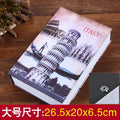 Simulation Book Coin Bank Paper Money Password Box Children Safe Book Storage Box Desktop Storage Box Oasis Select key