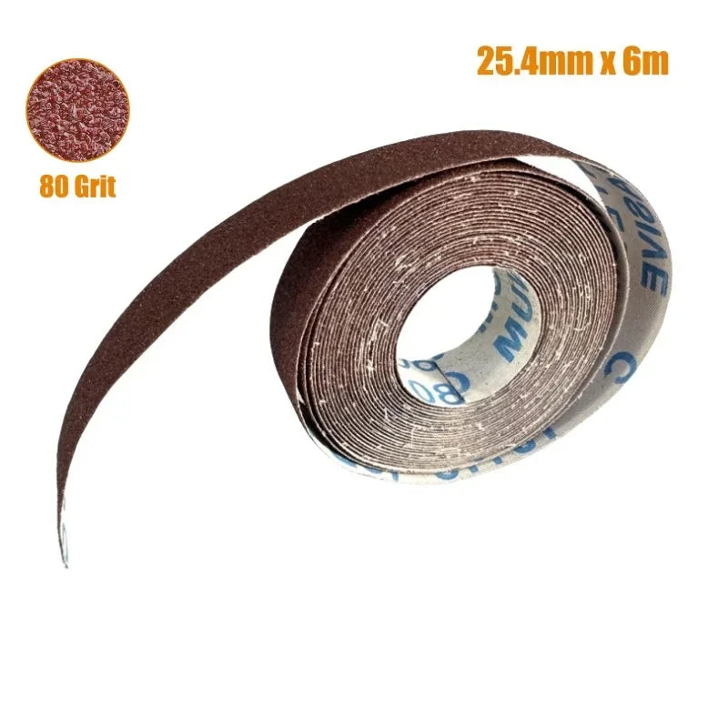 Sandpaper Roll 6M x 25cm Emery Cloth Grit 80 to 600 Abrasive Sandpaper Roll Oasis Select Single Roll P80