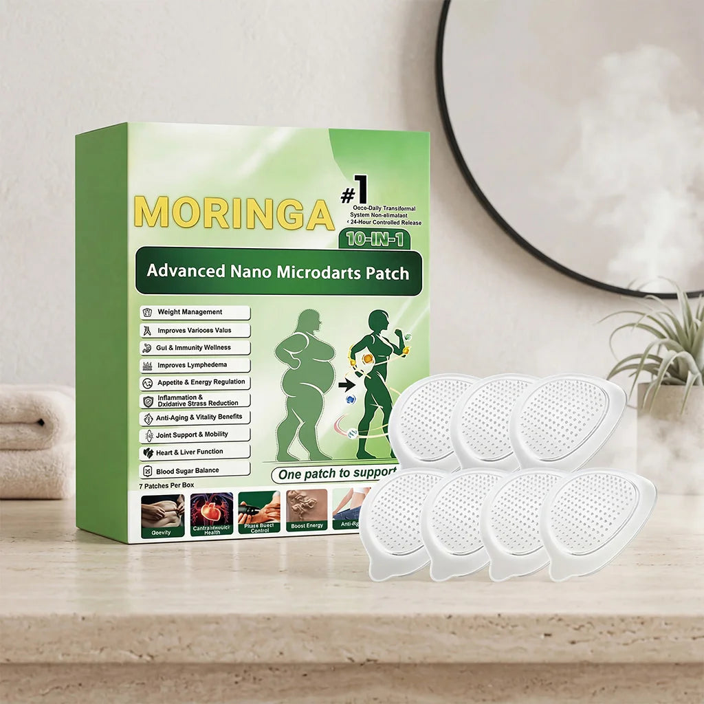 10-in-1 Moringa Microneedle Patch Show graceful lines and protect the skin all over the body for daily personal care Oasis Select