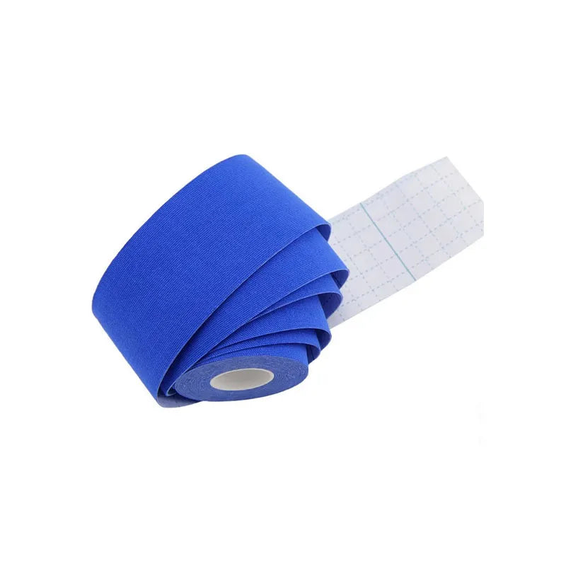 1pcs Kinesiology Tape Roll Cotton Elastic Adhesive Muscle Bandage Strain Injury Support Neuromuscular Sport Kinesiotape Oasis Select Dark blue 7.5cm