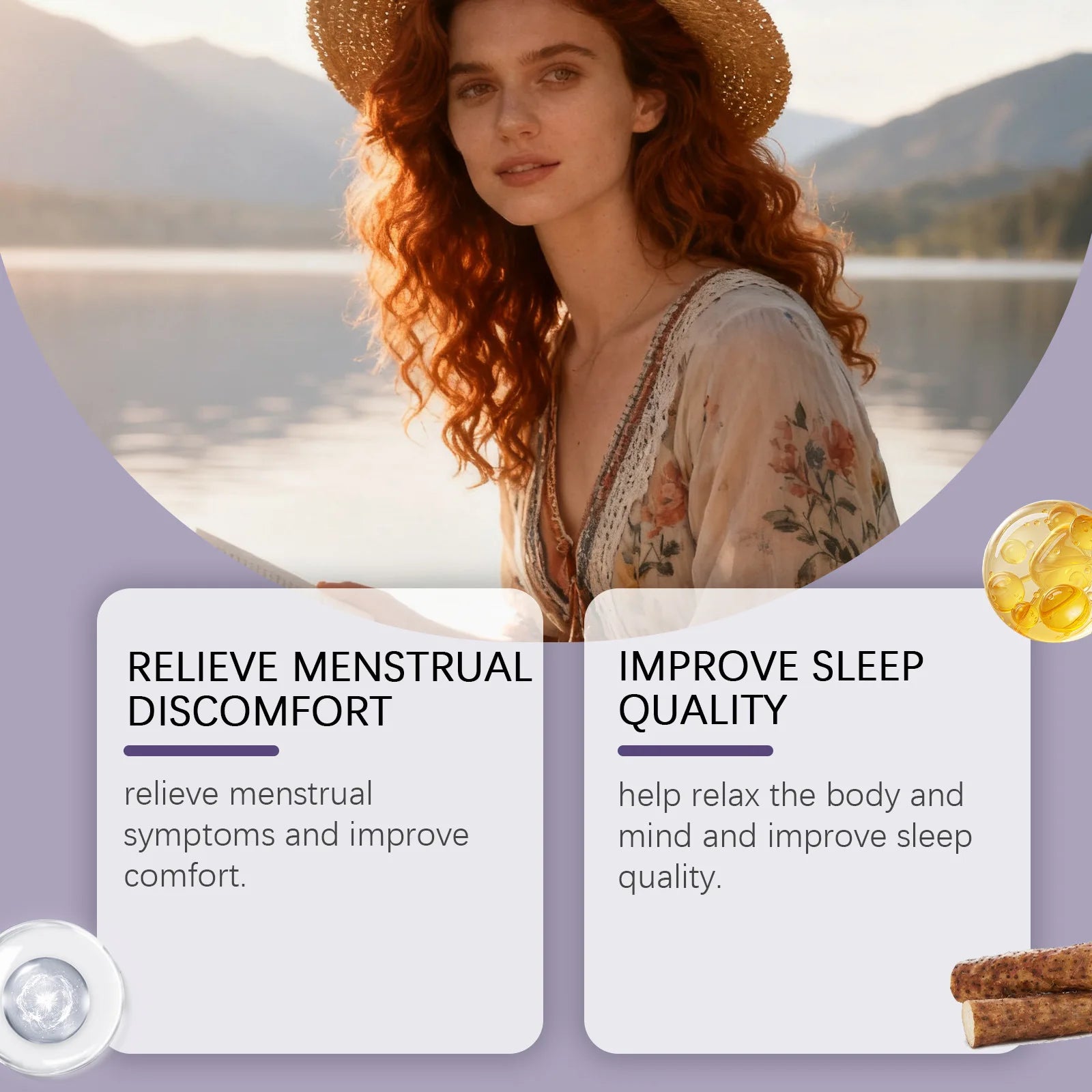 Wild Yam Cream Help Hormone Balance Soothing Menopause Stress Reduce Hot Flashes Women Body Balance Support Body Relief Creams Oasis Select