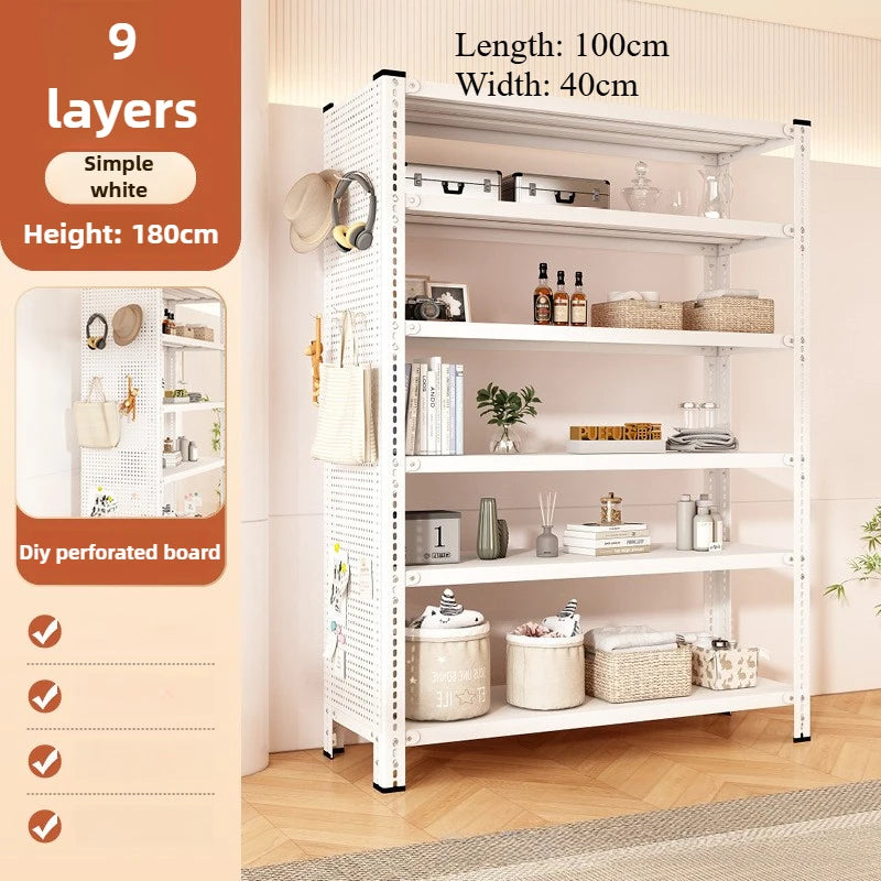 Shelves with holes and plates Household shelves Shelves Multi-layer floor Oasis Select Sixth floor 180