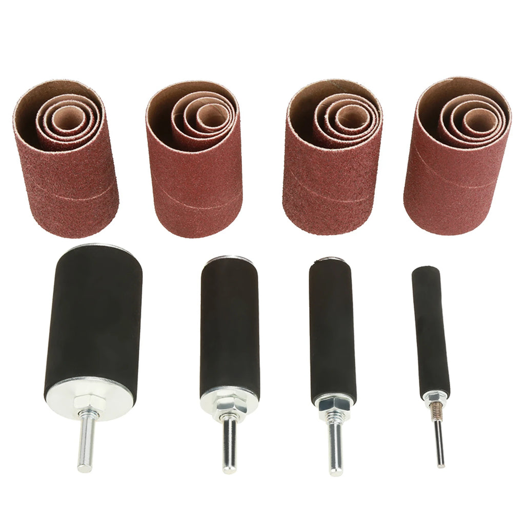 Spindle Sanding Drum Sander Tool Kit Set with Case for Drill Press Rubber Sanding Drum Set Oasis Select