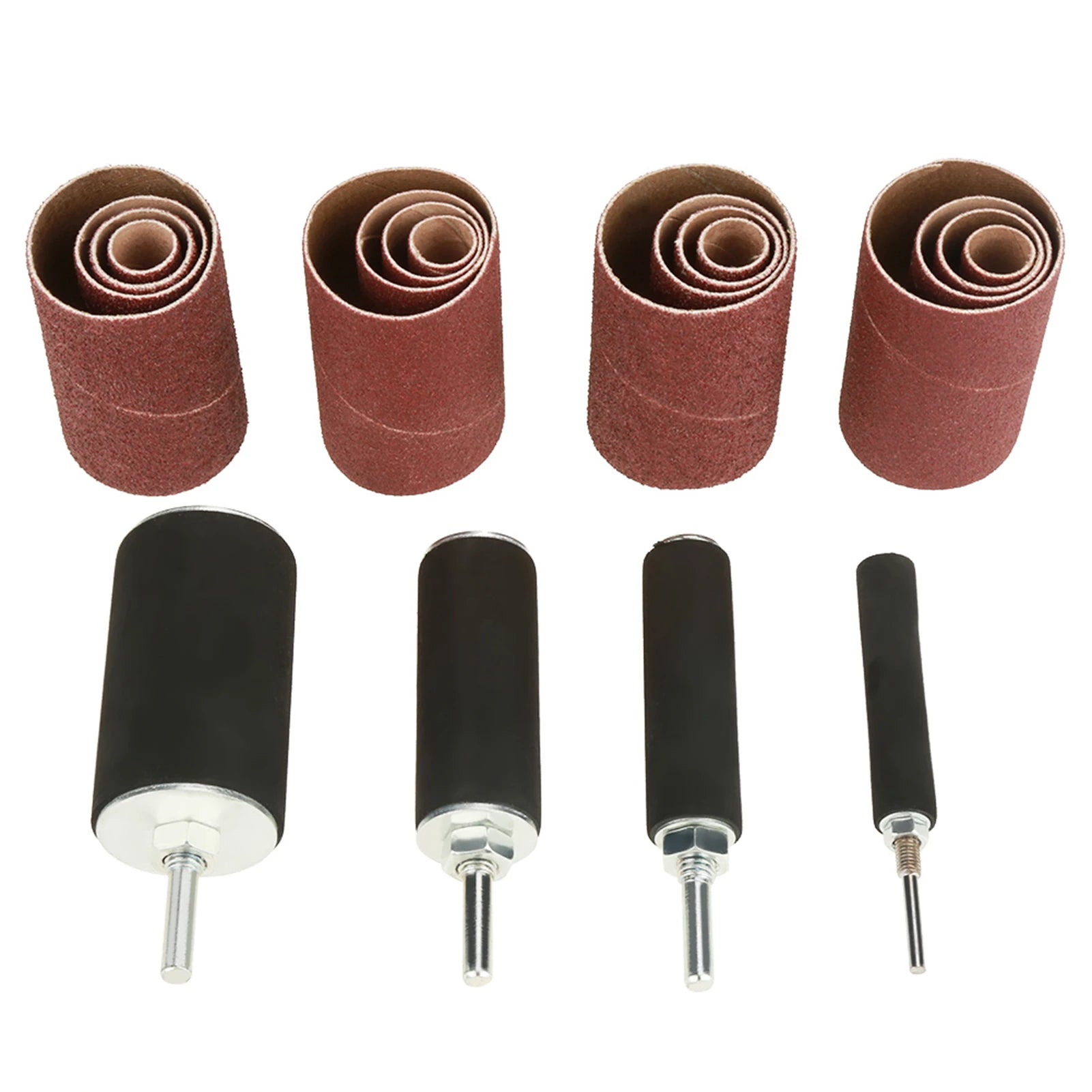 Spindle Sanding Drum Sander Tool Kit Set with Case for Drill Press Rubber Sanding Drum Set Oasis Select