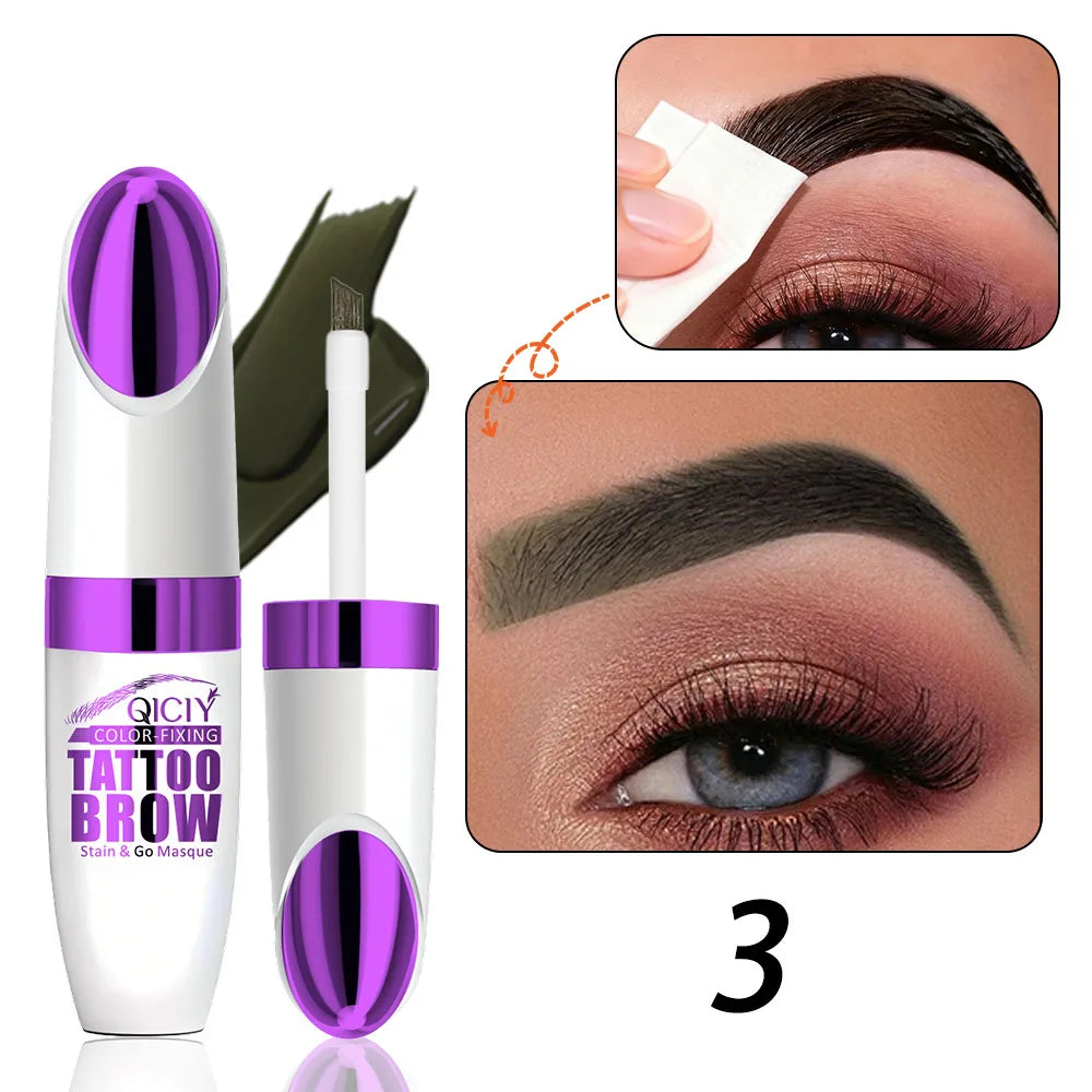 Waterproof Tear-Off Eyebrow Adhesive – Long-Lasting Color Eyebrow Adhesive Oasis Select 3