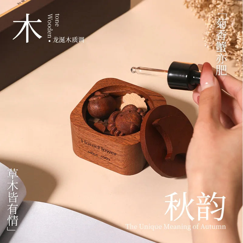 Fragrance Gift Box No Fire Aromatherapy Essential oil Long-lasting bedroom decoration diffuser wood birthday gift Oasis Select