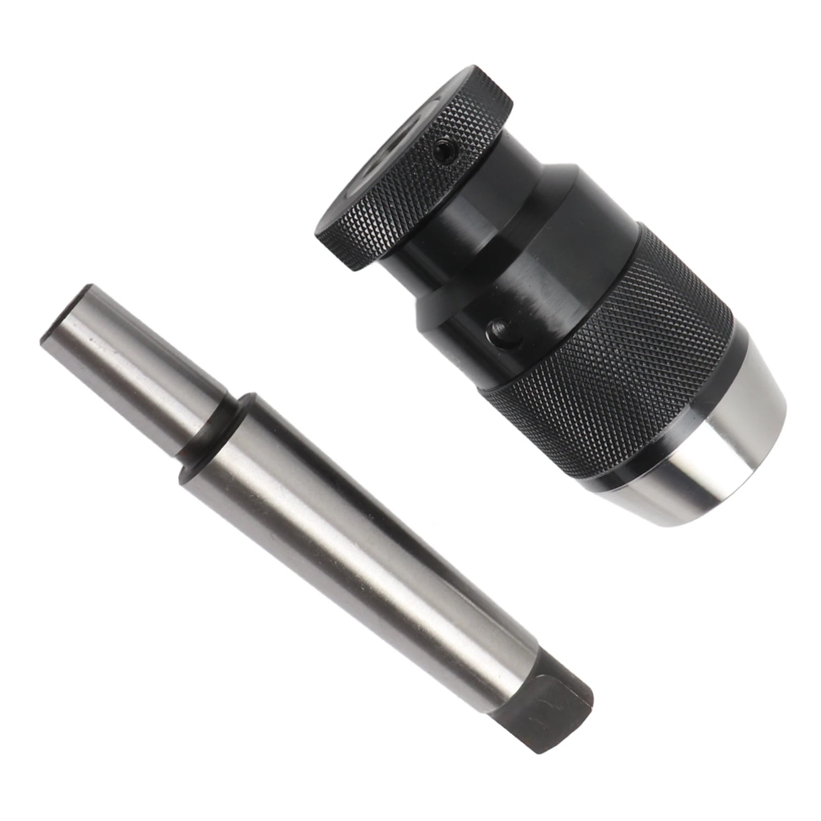 Keyless Lathe Drill Chuck 1-16mm Capacity 45# Steel Self Tighten Keyless Lathe Drill Chuck with MT3-B18 Taper Arbor Oasis Select