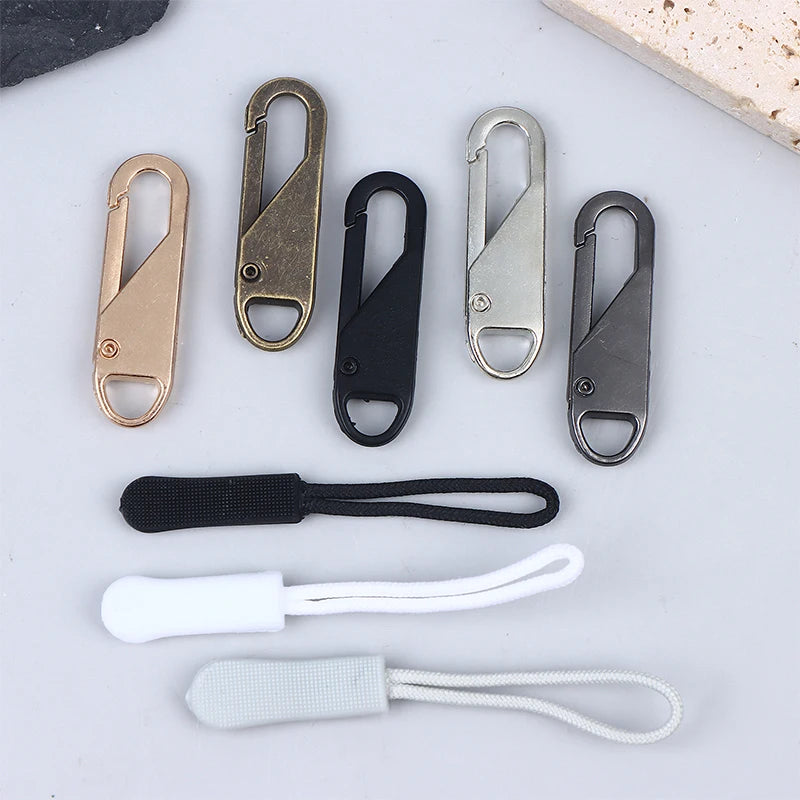 Metal Replacement Zipper Pulls & Cord Extenders – 5/10/20 Pack Zipper Pull Replacements Oasis Select