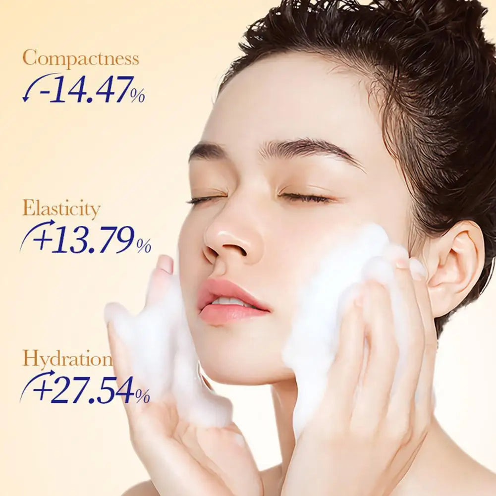 Collagen Cleansing Foam, Gentle Foaming Facial Cleanser With Collagen Face Wash For Deep Cleansing & Hydration Skincare 100g Oasis Select