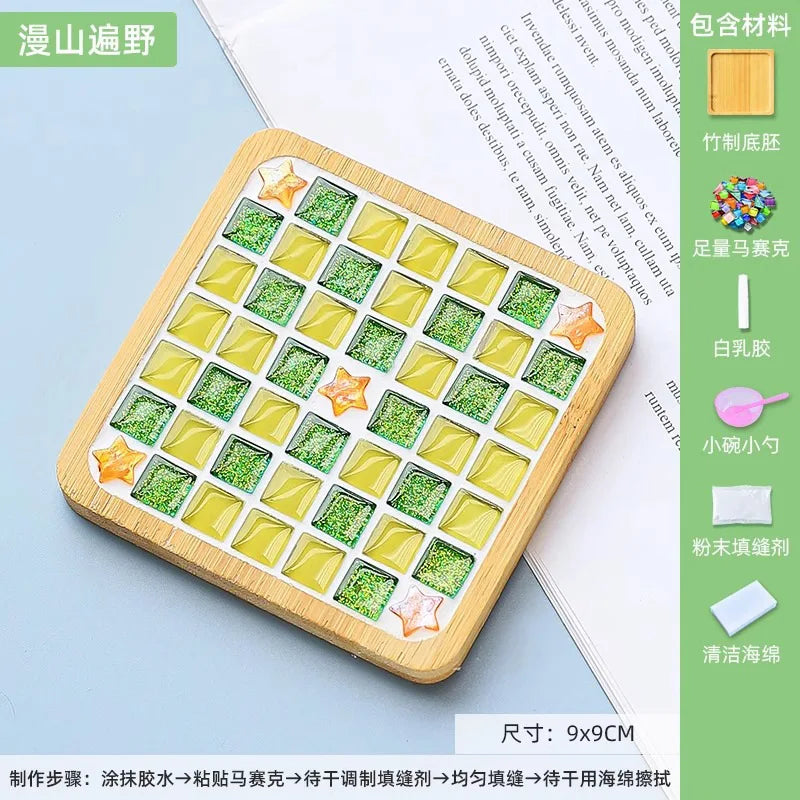 Mosaic Coasters DIY Creative Children's Handmade Material Event