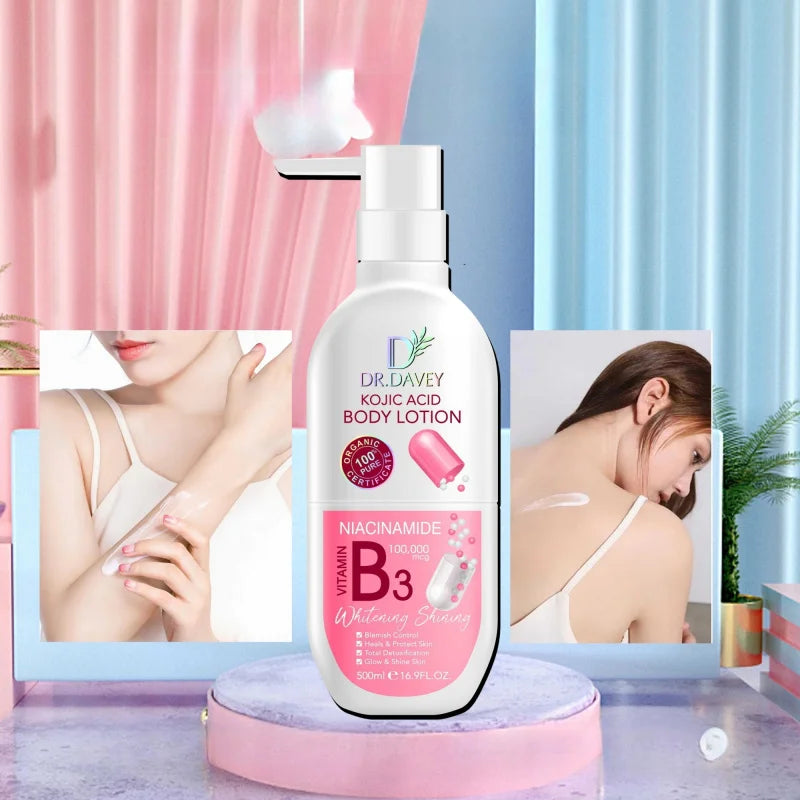 DR.DAVEY Kojic Acid Body Lotion 500ml – Brighten & Moisturize