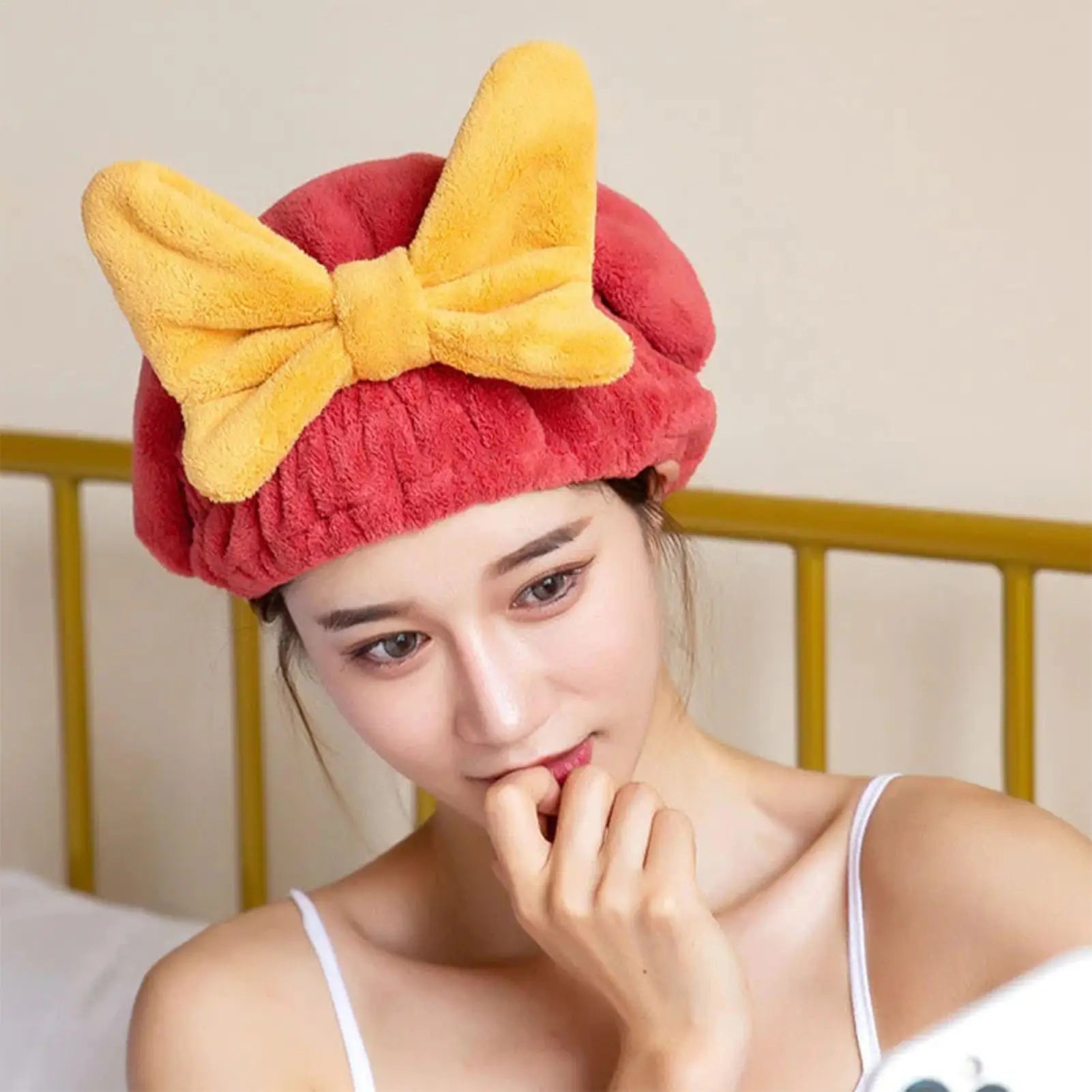 Quick Drying Hair Towel 27x26cm Absorbent Head Wrap Cap Quick Drying Hair Caps Drying Hat Turban Dry Absorbent Quick Dry Hair Oasis Select