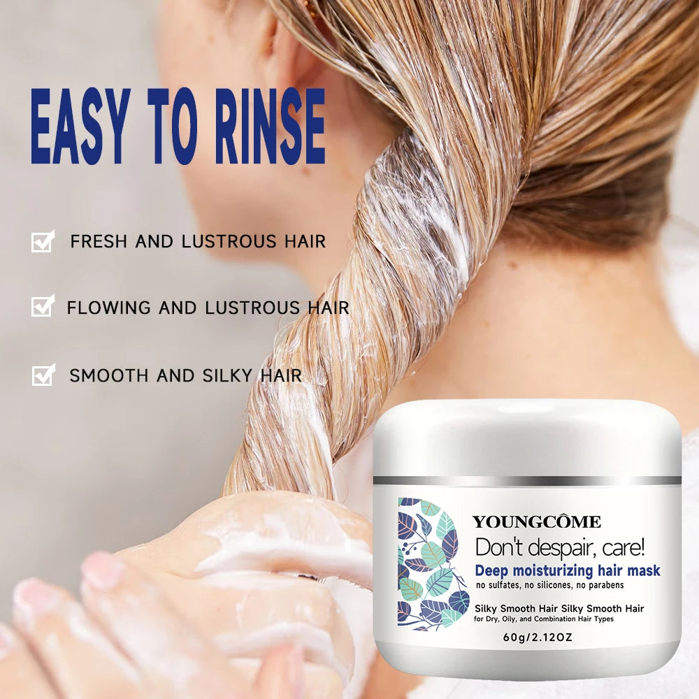YOUNGCOME Keratin Hair Mask – UV Protection, Sulfate-Free