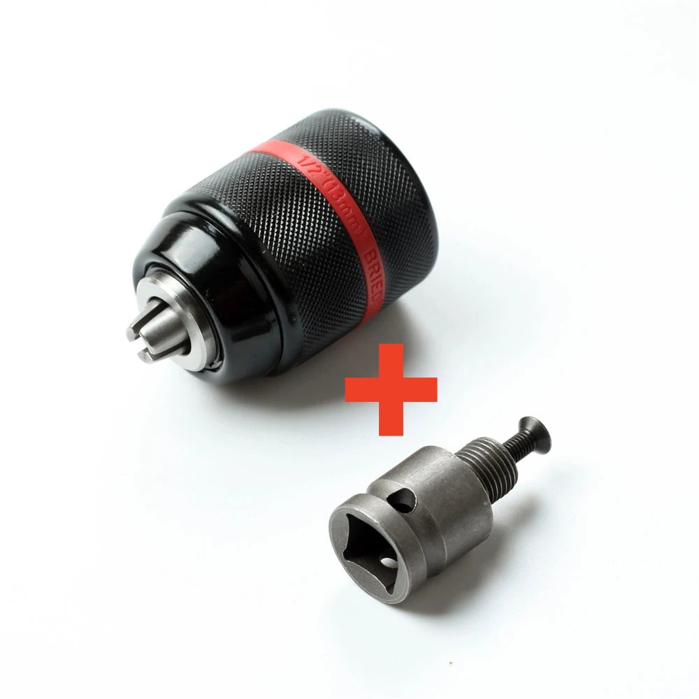 SLADE Keyless Drill Chuck 1/2-20UNF 1.5–13mm Hex SDS Adapter Keyless Drill Chuck Oasis Select Chuck Square Adapter